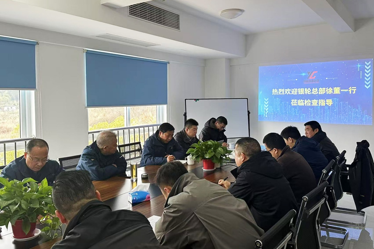 徐董事長一行蒞臨振華電鍍園區(qū)、銀昌表面處理指導工作并作重要指示